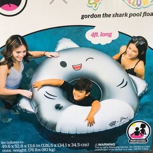 Squishmallows original Gordon the Shark pool float